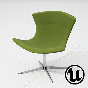3d unreal halle jet chair model