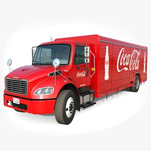 3D Freightliner M2 106 Beverage Truck