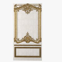Antique Boiserie Panel With Wather Gilding