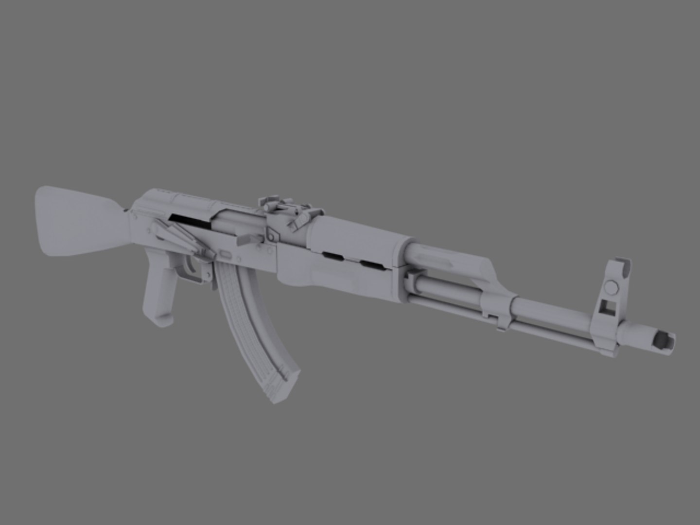 3d Akm Assault Rifle