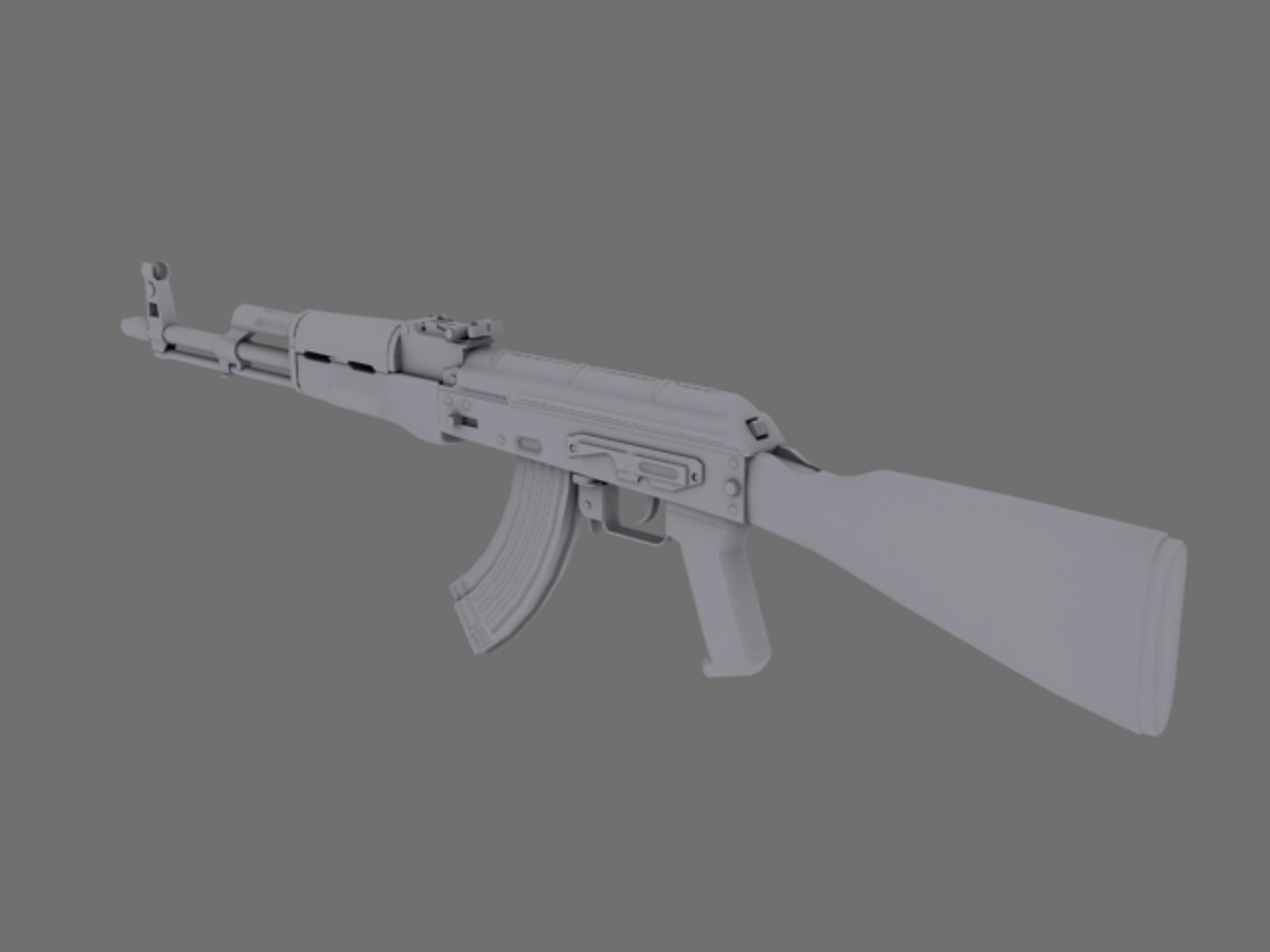 3d Akm Assault Rifle