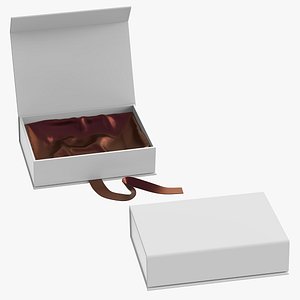 Magnetic Rigid Box 3D Model Luxury Gift Box Packaging 3D model