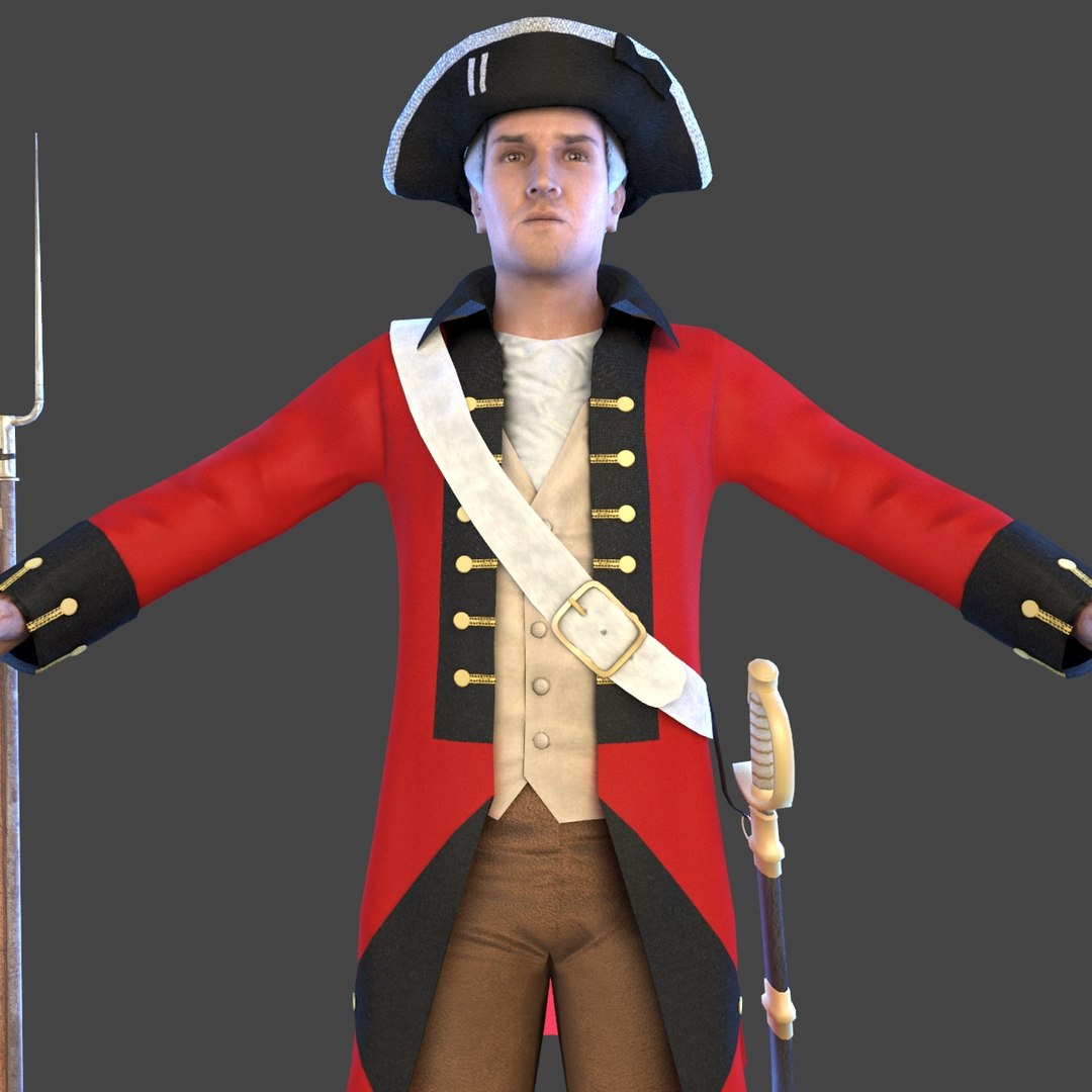 3D british redcoat https://p.turbosquid.com/ts-thumb/kO/0XDyMZ/WEPj7HdK/10007/jpg/1570446197/1920x1080/fit_q87/32be83ccb4e40b8482597ef8e23118bcfec271ff/10007.jpg