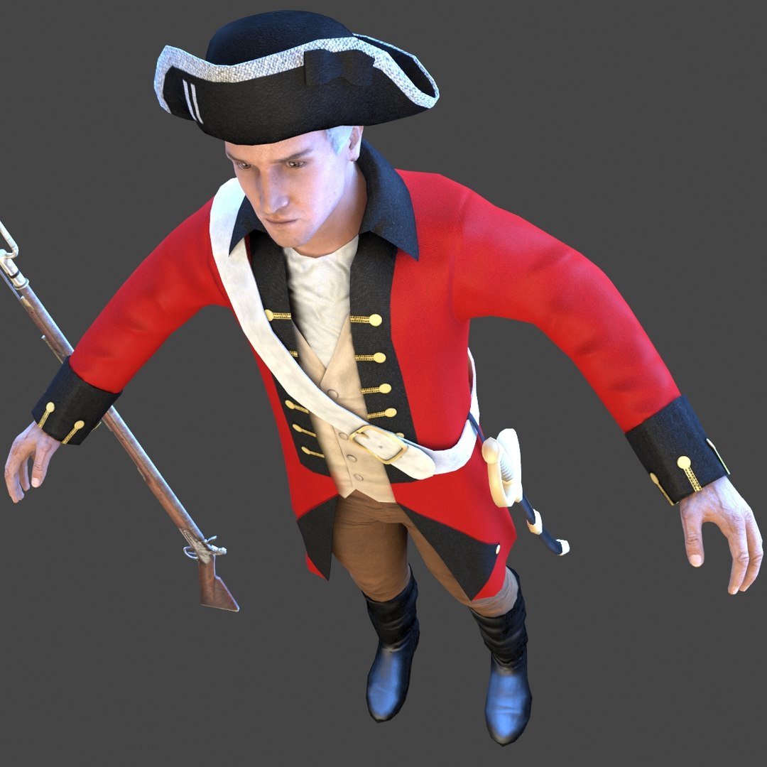3D british redcoat https://p.turbosquid.com/ts-thumb/kO/0XDyMZ/qleJu3ao/10014/jpg/1570446198/1920x1080/fit_q87/8fbfb6ce68f2f43b8fd22135d7367ed10acedfb9/10014.jpg
