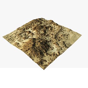 3D terrain ready model