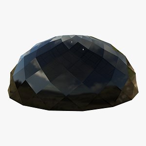 3D Dome Structure Futuristic model