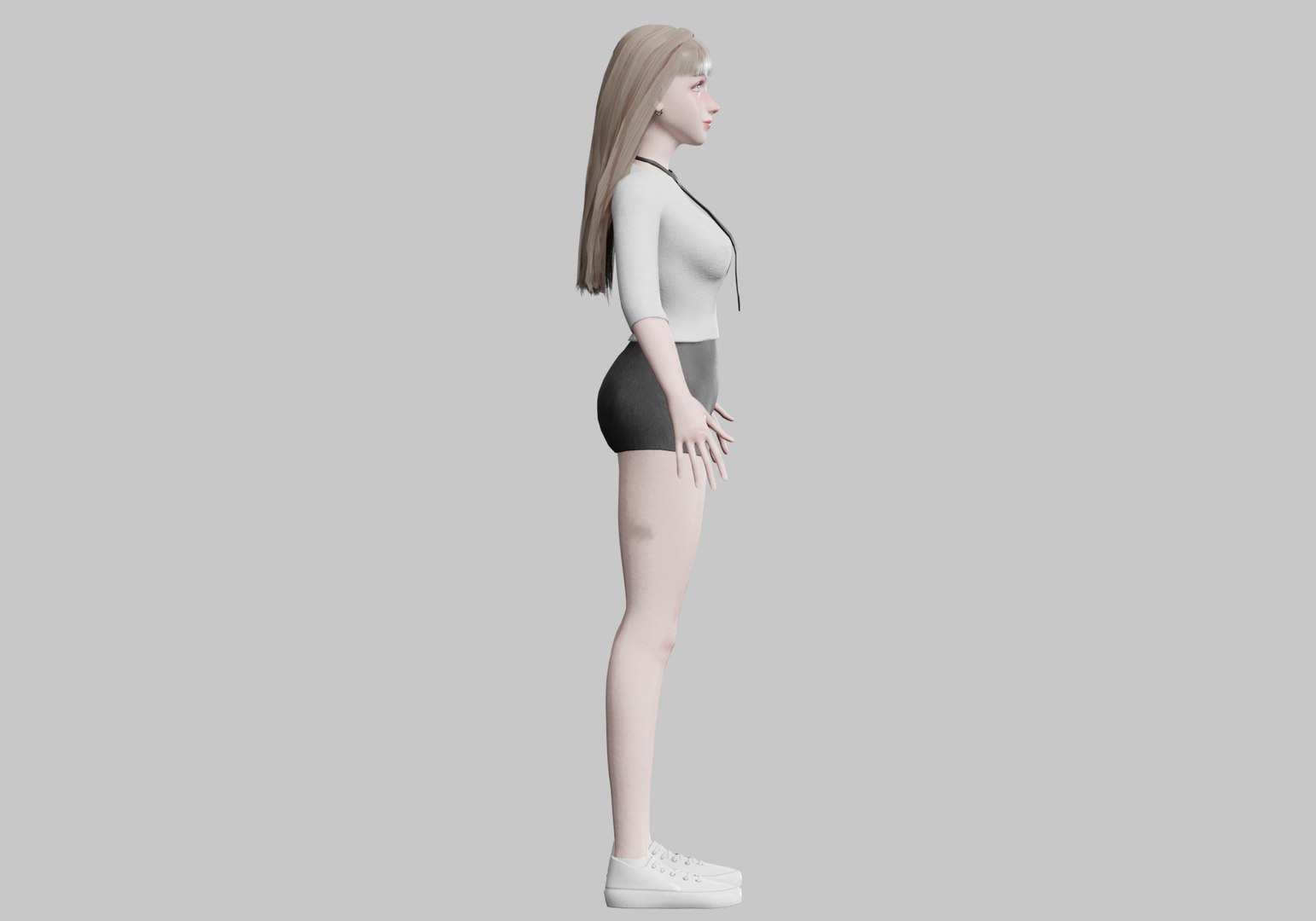 Pretty Basic Woman V31181 3D Model - TurboSquid 2279495