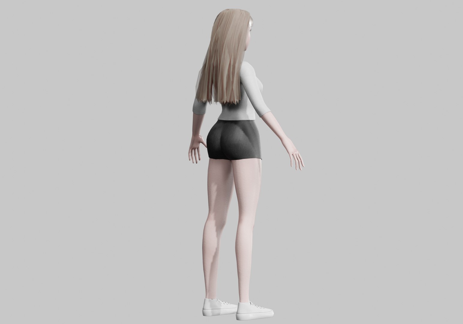 Pretty Basic Woman V31181 3D Model - TurboSquid 2279495