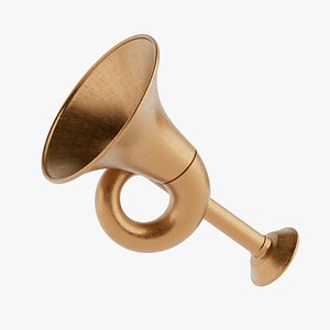 Post or Hunting Horn 3D model