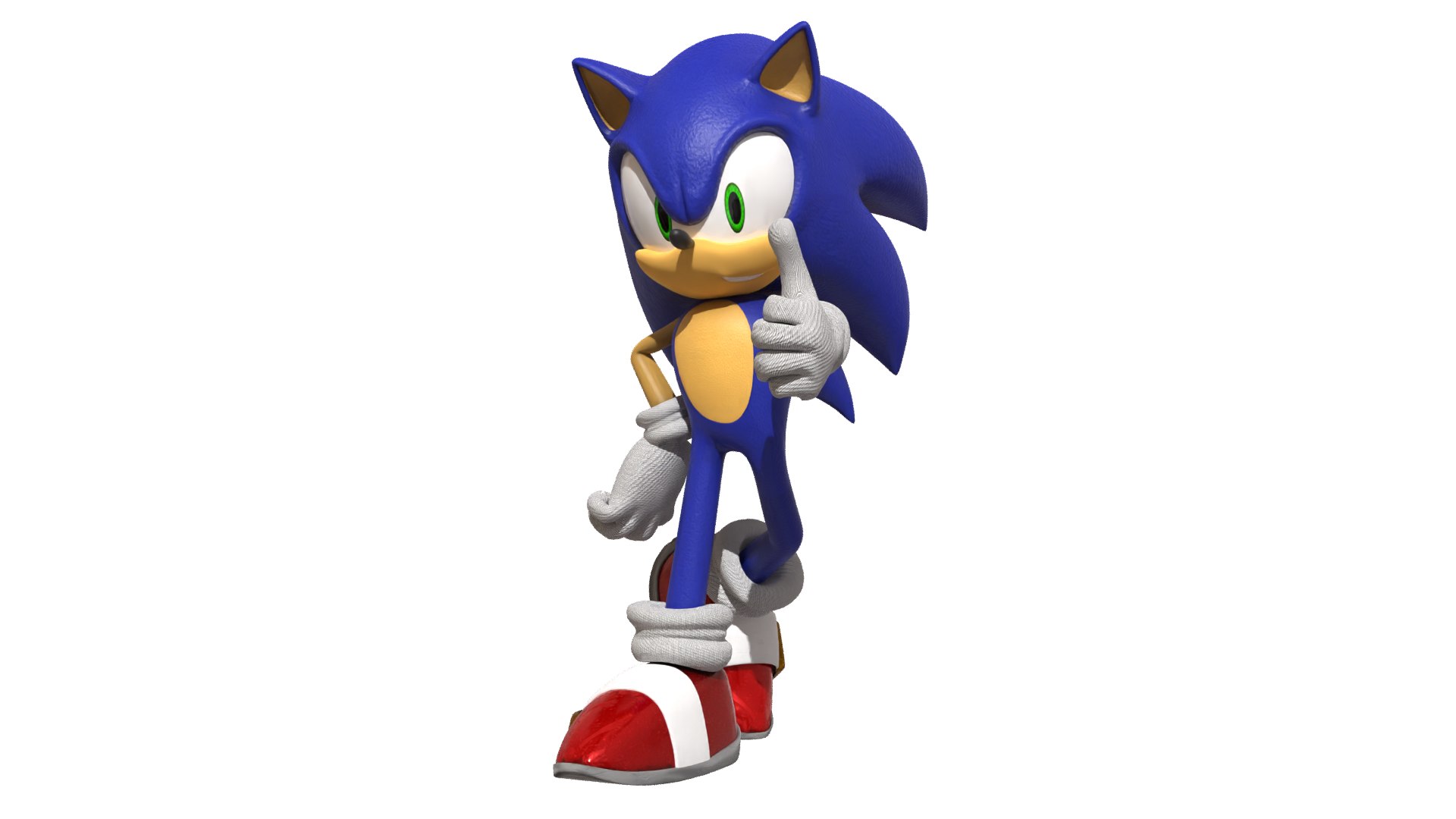 Sonic The Hedgehog 3D Model - TurboSquid 2009763