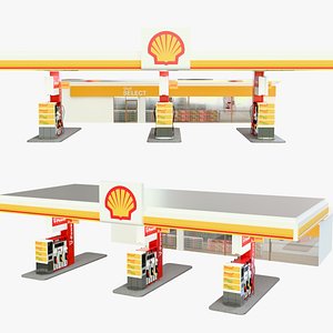 Shell gas station and store