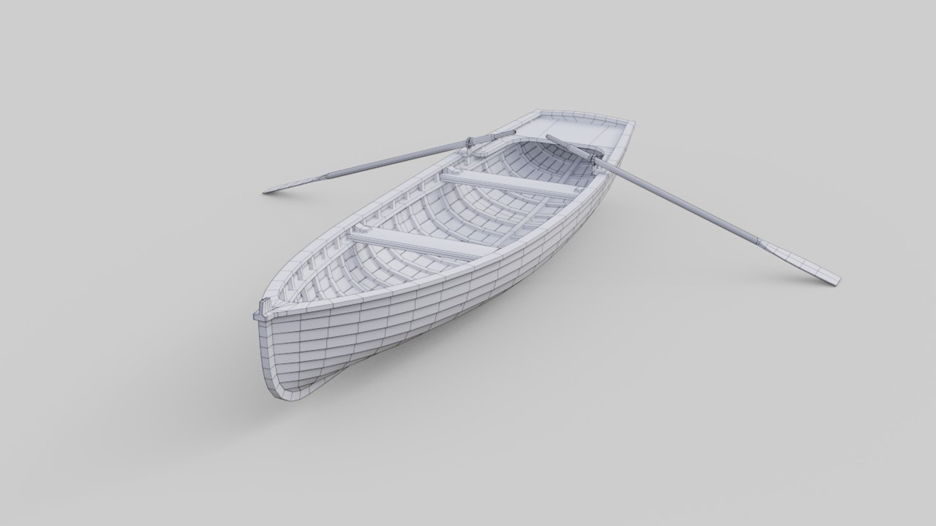 3D Model Rowboat 1a - TurboSquid 1231188