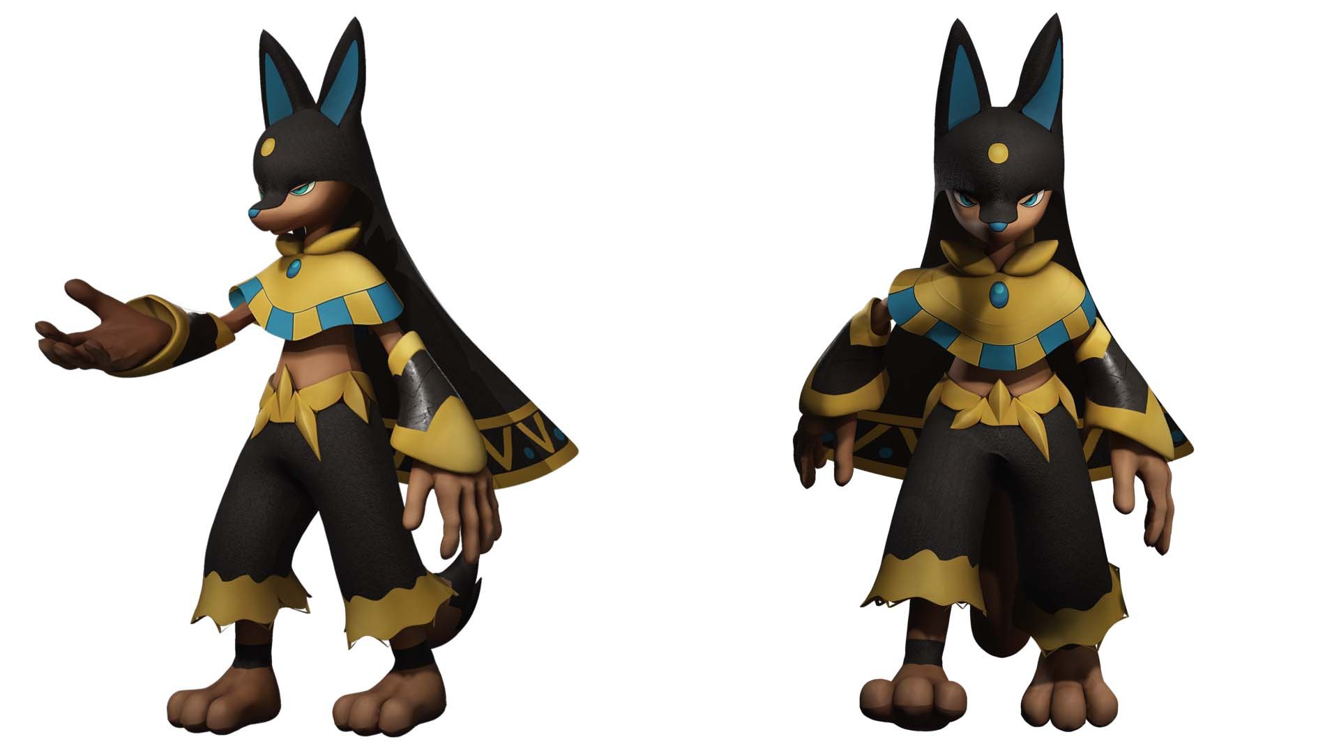 3D Palworld Anubis Ready To Pose And Print Low-poly - TurboSquid 2193645