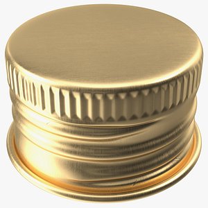 18mm Aluminium Screw Cap Golden