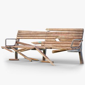 Old Bench 03 GameReady LODs