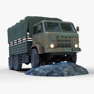 STAR 266 Rigged Truck 3D model