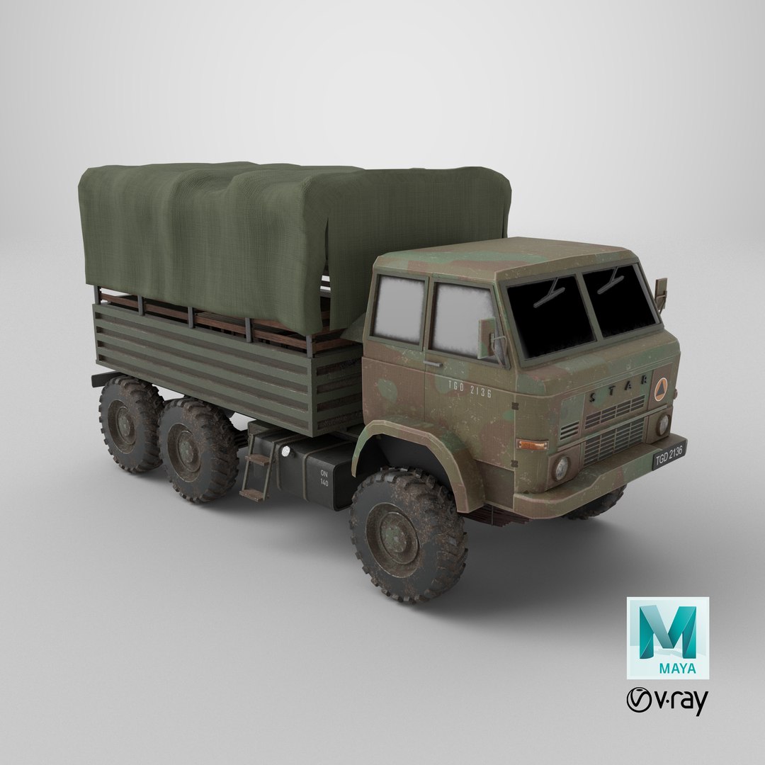 STAR 266 Rigged Truck 3D model https://p.turbosquid.com/ts-thumb/kO/ZRnrtA/fB/stemcell_maya_vray_render/png/1778768257/1920x1080/fit_q87/ac19ffedf98225b14208903c146aa2506dabcde3/stemcell_maya_vray_render.jpg
