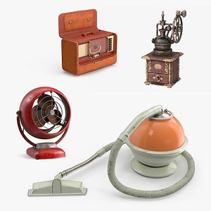 Retro Housewares Used Collection 2 3D