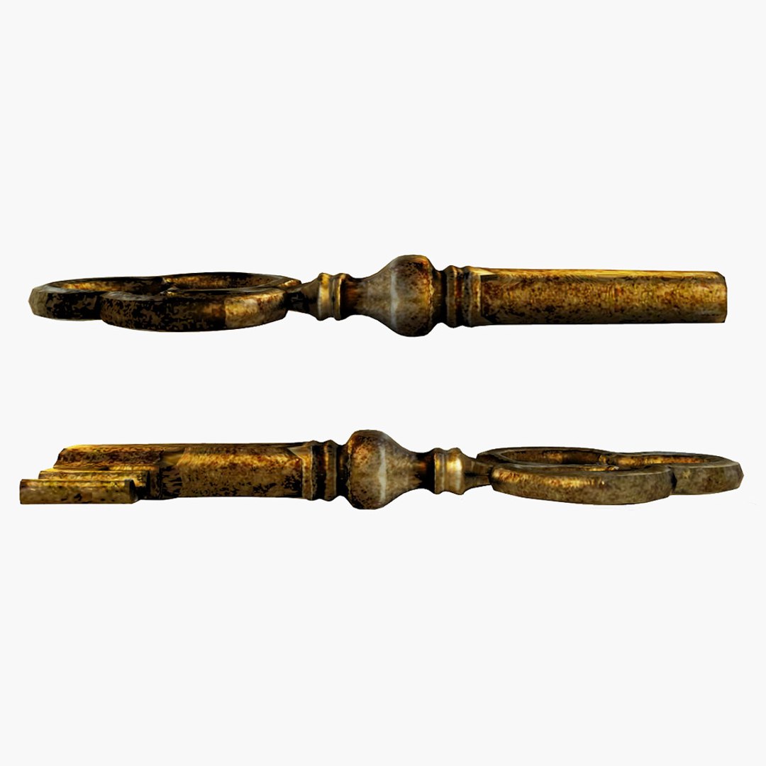 Key Old 3d Model