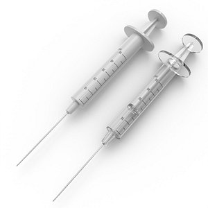 syringe medicine 3D model