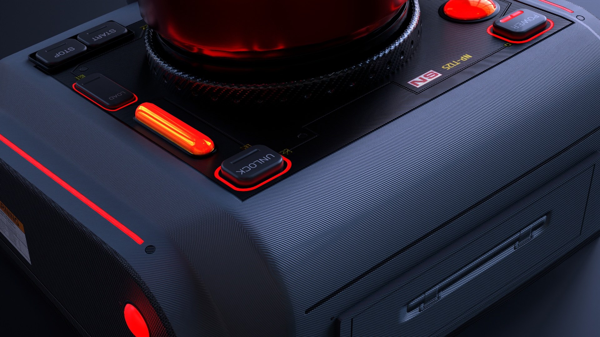 SciFi Red Button V2 3D model - TurboSquid 2134857