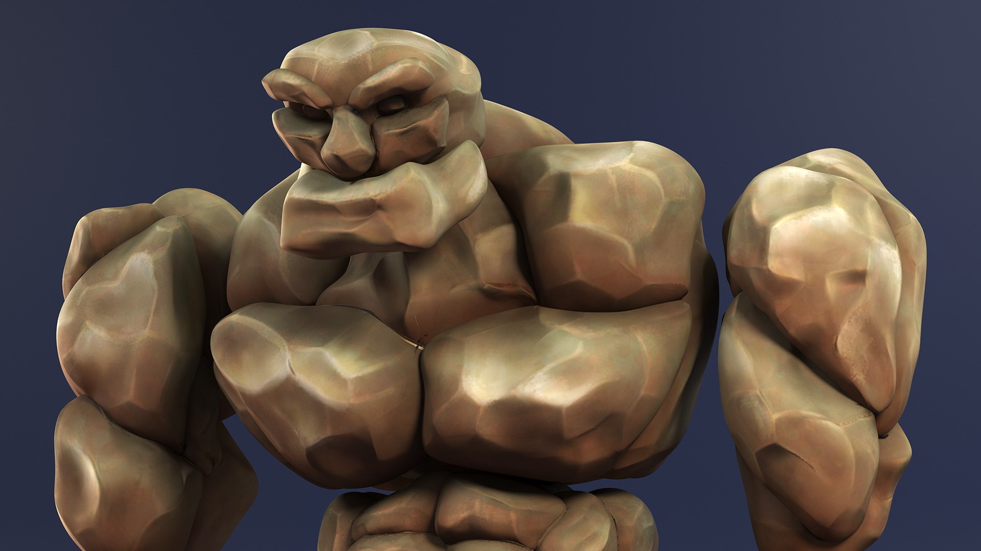Stone Golem Cartoon Character Brown Rigged for Maya 3D model https://p.turbosquid.com/ts-thumb/kO/uCLVpA/n3/stonegolemcartooncharacterbrownriggedformaya3dsmodel005/jpg/1665413997/1920x1080/fit_q87/3f0c940358ba670f7b92b446e9fb6e4c0ad643ba/stonegolemcartooncharacterbrownriggedformaya3dsmodel005.jpg