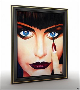 oil painting 3D model