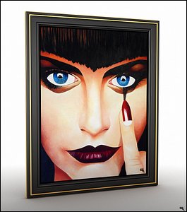 Cleopatra, Oil Painting.