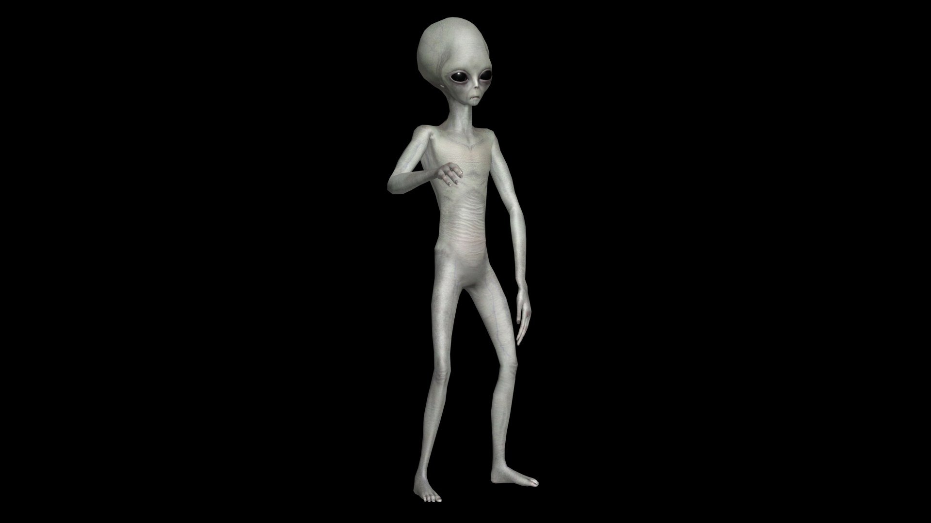 Super-Realistic Gray Alien 3D Animation - Swagger Walk 3D model https://p.turbosquid.com/ts-thumb/kO/y0GPFs/sb/greyalien02.mp4_snapshot_00.04.490/jpg/1766660793/1920x1080/fit_q87/a938b66b0d179c37e6fbb317543cd82db3fde333/greyalien02.mp4_snapshot_00.04.490.jpg