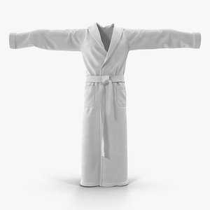 3d bathrobe t-pose model