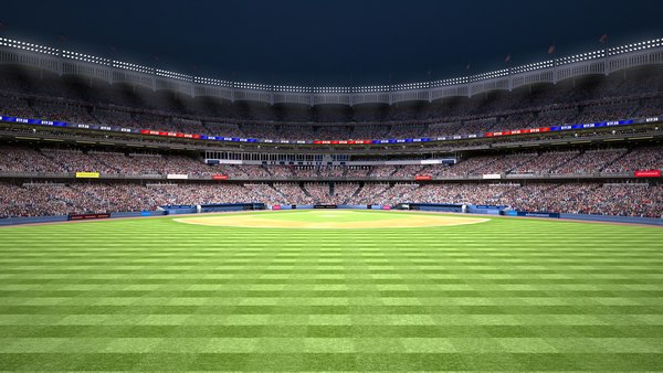 3d yankee stadium audience animations