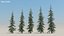 200 Low Poly Trees 3D model