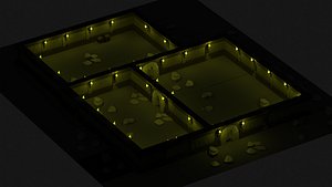 3D Low Polly 3D Dungeon model