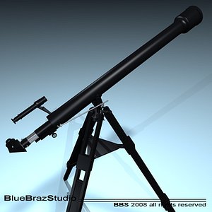 3d model celestron telescope