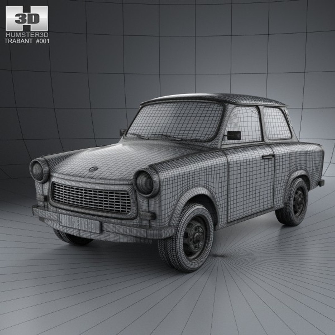 3d Trabant 601 1963