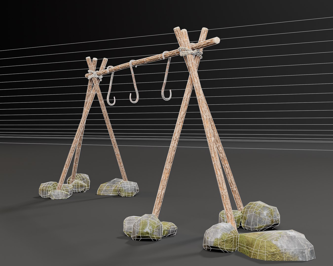 Food Drying Rack 3D Model - TurboSquid 2276542
