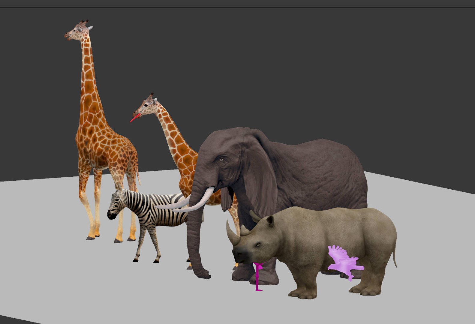 africa animals 3D model https://p.turbosquid.com/ts-thumb/kP/EheTus/92YKeVGa/20171206_134325/jpg/1512557681/1920x1080/fit_q87/162878b9c319b56ef09c007a61e0ebce9224ea3c/20171206_134325.jpg