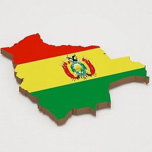 Bolivia 3D Map
