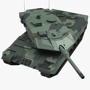 german battle tank 3D model