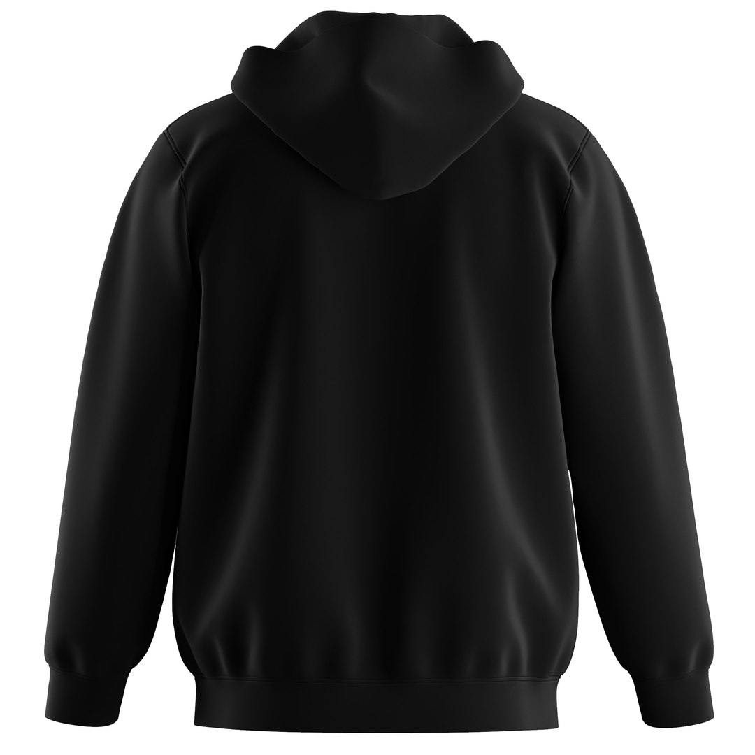 3D model MEN hoodie mockup 2017 - TurboSquid 2128902