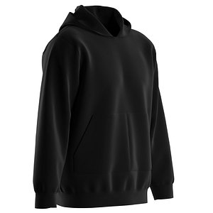 3D model MEN hoodie mockup 2017