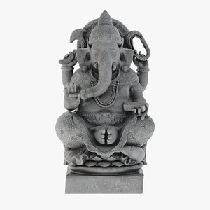 3D Ganesha Statue
