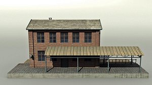 3dsmax train station