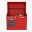 3d toy kitchen model
