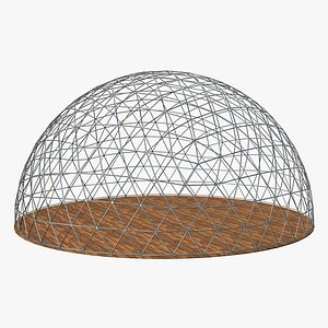 3D model Geodesic Dome V8