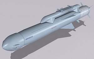 3d model 3m55e yahont-a missile