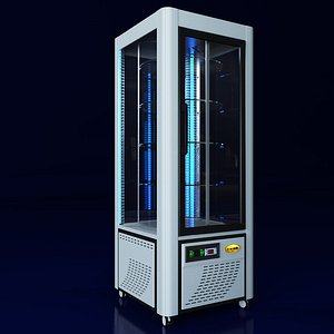3d refrigerator scaiola linea led model