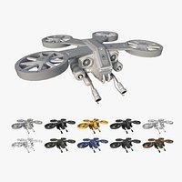 10 SciFi Military Drone J Collection - War Vehicle Fantasy