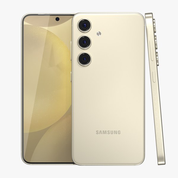 3D Samsung Galaxy S24 Amber Yellow
