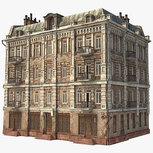 old city townhouse 3D